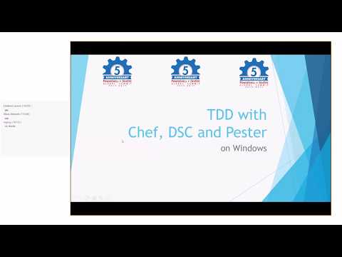 FrPSUG 2017/06/20 TDD with Chef, Kitchen, DSC and Pester (Robb Schiefer)