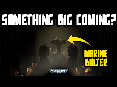 Something BIG coming for Space Marines tomorrow?