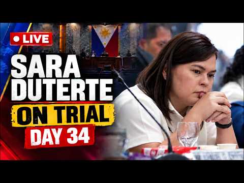 <strong>Sara</strong> Duterte Impeachment LIVE Day 33 | Philippines VP Trial Resumes, Senate Proceedings Underway