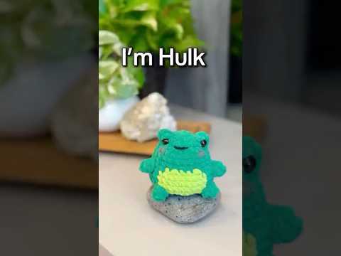 When Hulk’s Mom met Dad 🤔 #shorts #crochet #amigurumi #viral #trending #handmade #diy #funny