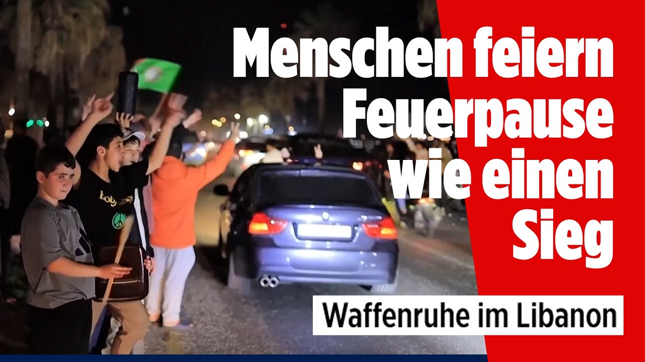 LIBANON: 10-tägige Waffenruhe mit Israel – Trump spricht von einem „historischen Tag“!