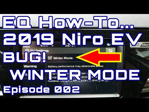 EQ How-To 002 - 2019 Kia Niro EV Winter Mode Feature & Bug