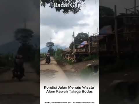 RUSAK PARAH! Ini Kondisi Jalan Wisata Kawah Talaga Bodas #beritagarut #kabupatengarut #news