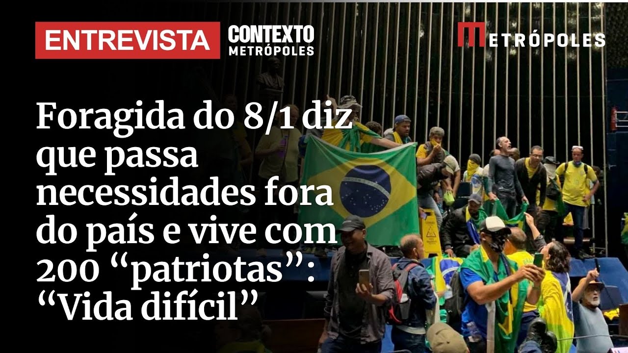 Foragida do 8/1 diz que passa necessidades fora do país e vive com 200 “patriotas”: “Vida difícil”