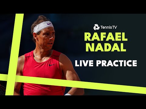 Rafael Nadal LIVE Practice Before Madrid Match vs Cachin!