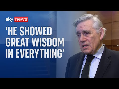 Alistair Darling: Former PM Gordon Brown pays tribute