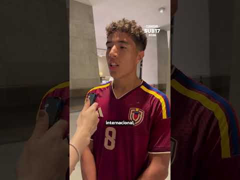 ROMÁN LOZADA, DE LA CONMEBOL FIESTA EVOLUCIÓN A LA CONMEBOL #SUB17 🇻🇪 👏