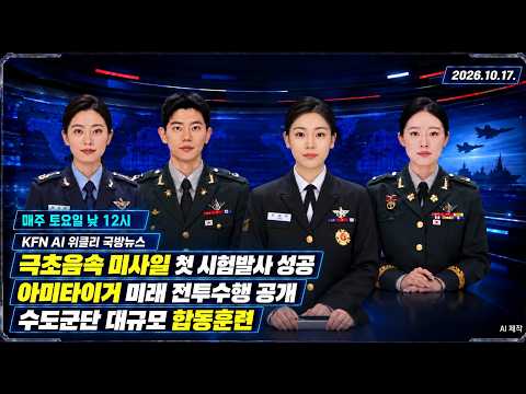 극초음속 미사일 첫 시험발사 성공…육군 미래 전투수행 모습 공개 | AI 위클리 국방뉴스