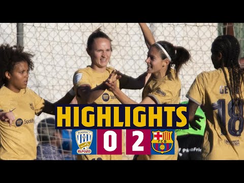 ALHAMA CF 0-2 BARÇA  I Liga F ⚽