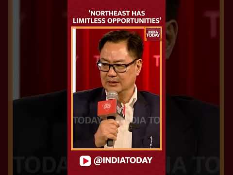 ‘Northeast Has Limitless Opportunities‘ | #kiranrijiju | #indiatodayconclave2025 | #shorts