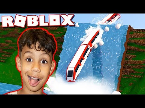 SURVIVE A 9999 FT WATERFALL IN ROBLOX