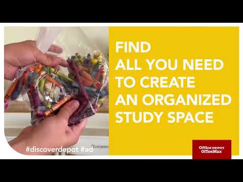 Tips for an organized, inspiring study space