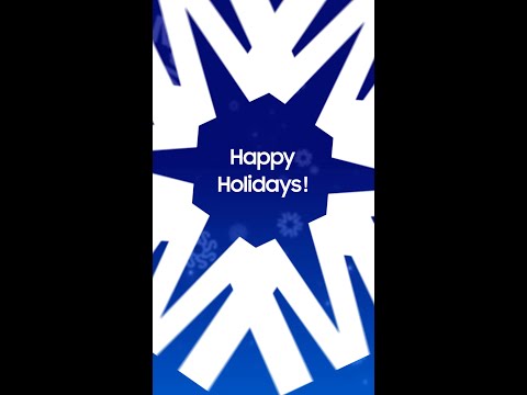 Logoplay: Happy Holidays! | Samsung