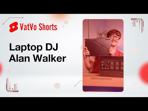 Laptop siêu đỉnh của DJ Alan Walker #shorts