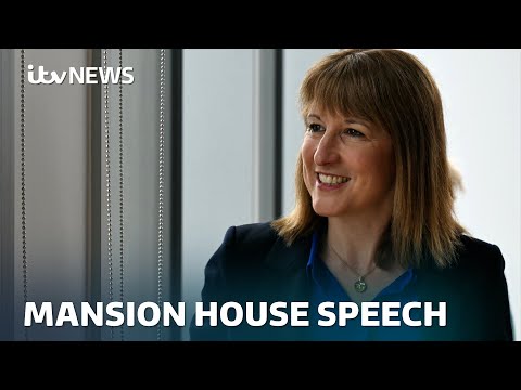Rachel Reeves delivers annual Mansion House speech to the financial services sector  | ITV News