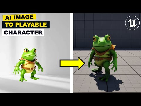 How To Transform AI Images To 3D Playable Characters In Unreal Engine 5 Tutorial