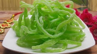 Cách làm Mứt Bí Đao Kiểu Mới thật ngon trong ngày tết