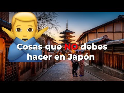 Cosas que NO debes hacer en Japón o se consideran de mal gusto