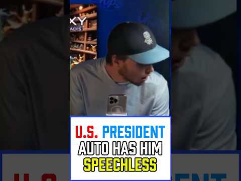 U.S. President Auto Has Him SPEECHLESS 😳 #president #uspresident