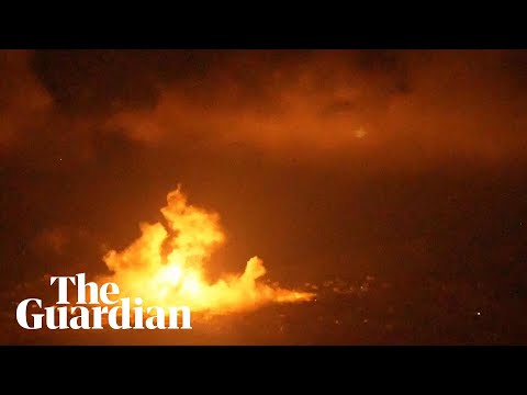 Blasts in Beirut and on Lebanon border as Israel carries our strikes