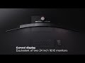 Lenovo ThinkVision P44w Monitor Product Tour