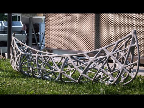 ETH Zurich team casts concrete bones for SkelETHon canoe
