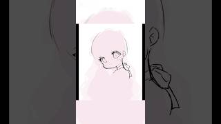 【イラストの描き方￤ラフ】シルエットを決めてから描いていくよᝰ🖋꙳⋆#イラストメイキング  #clipstudiopaint