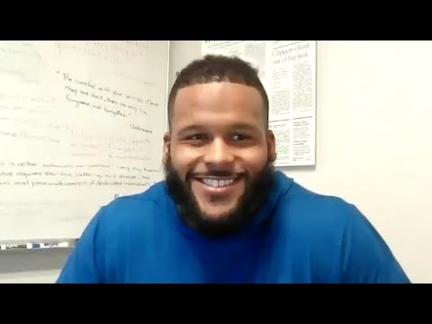 Aaron Donald On Ernest Jones Returning To Practice, Facing Tom Brady In Playoffs video clip