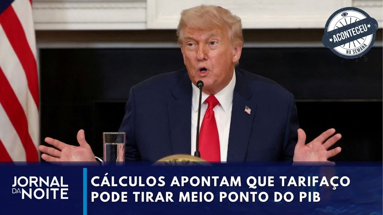 Juliana Rosa: cálculos apontam que tarifaço pode tirar meio ponto do PIB | Aconteceu na Semana