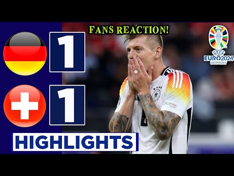 Germany - Switzerland (1-1) HIGHLIGHTS | Euro 2024