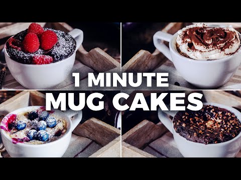 1 Minute Mug Cake Recipes: 6 easy and quick Microwave Mug Cakes