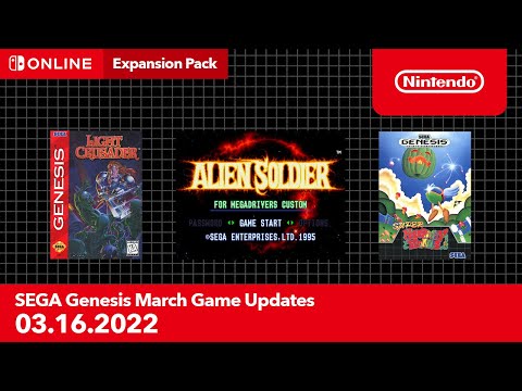 SEGA Genesis - March 2022 Game Updates - Nintendo Switch Online