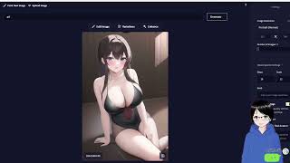 AIで無限に絵を生産するだけ