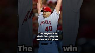 Oct. 5, 2002 – The Anaheim Angels broke a 42-year playoff drought with a series win over the Yankees