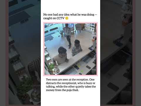 Stealing from prayers: salon theft caught on 📸