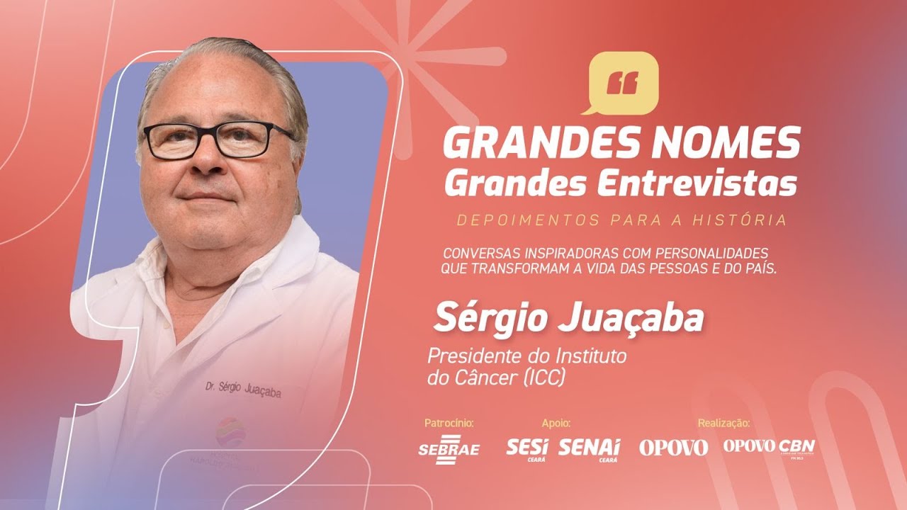 Grandes Nomes Sérgio Juaçaba  TV Online Grandes Nomes Sérgio Juaçaba