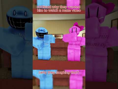c00lkid watching a maze video #roblox #forsaken #shorts