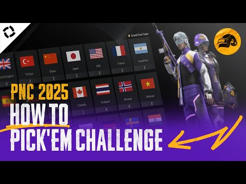 PNC 2025 勝利予想イベント参加方法┃PUBG Esports