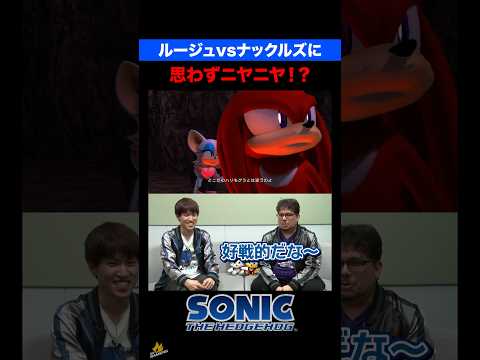 ナックルズとルージュの言い合いに思わずニヤニヤ！