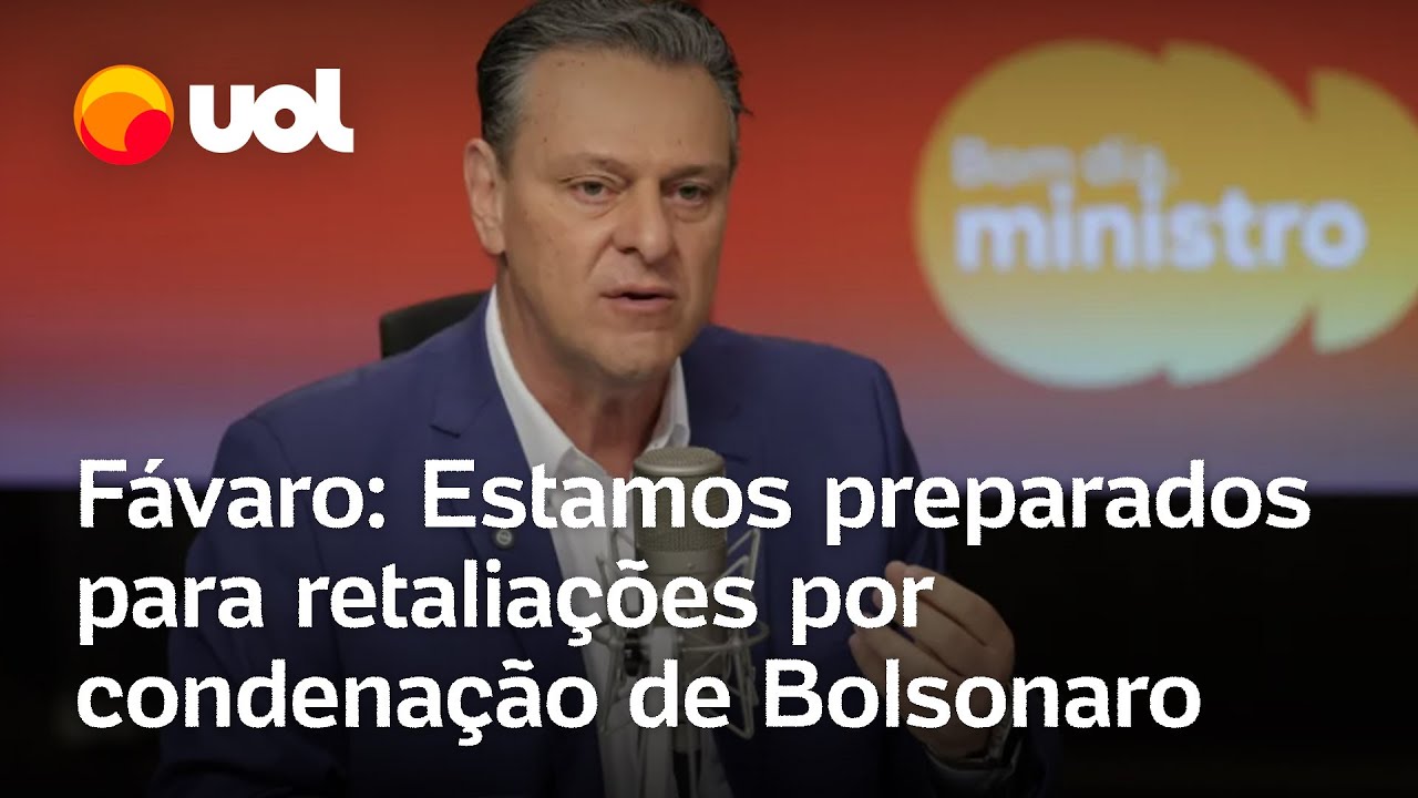 Bolsonaro condenado: Estamos preparados para retaliações dos EUA após condenação, diz ministro