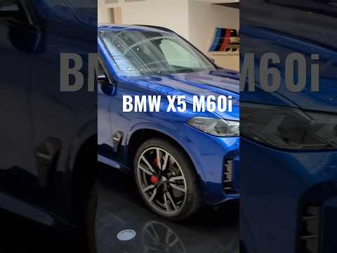 2024 BMW X5 M60i in Marina Bay Blue