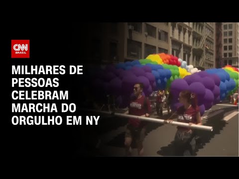 ​Milhares de pessoas participam da parada do orgulho LGBT em Nova York | LIVE CNN
