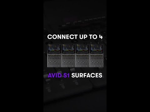 🎵 Connect up to 4 Avid S1 control surfaces