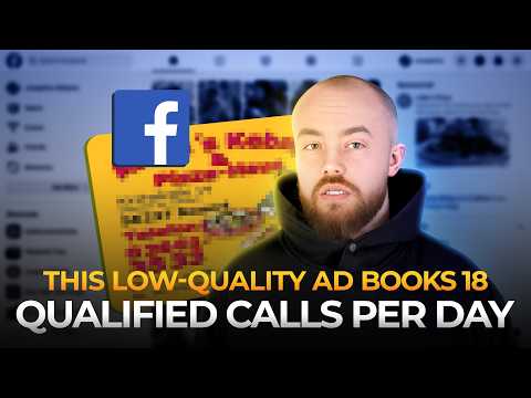 This Facebook Ad Books 18 Qualified Sales Calls Per Day (Copy It)