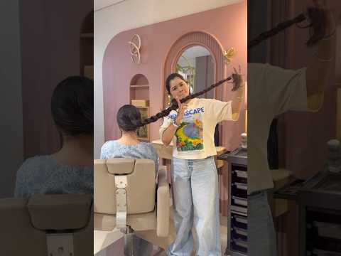 Long hair transformation