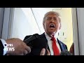 WATCH: Nothing set in stone, Trump says aboard Air Force One en route to meeting with Putin