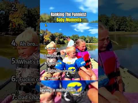 Ranking Funniest Baby Moments! #shorts #baby #moments
