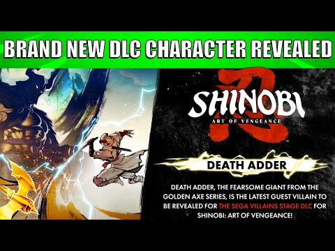 Sega CONFIRMS Golden Axe Death Adder DLC For Shinobi Art Of Vengeance