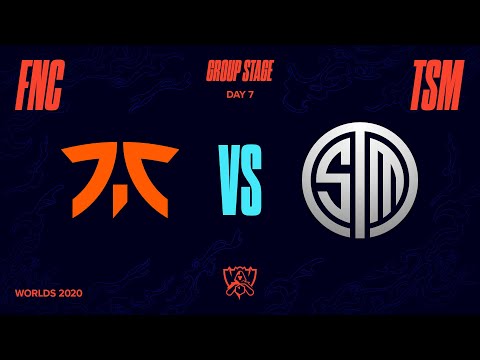 FNC vs TSM｜Worlds 2020 Group Stage Day 7 Game 1