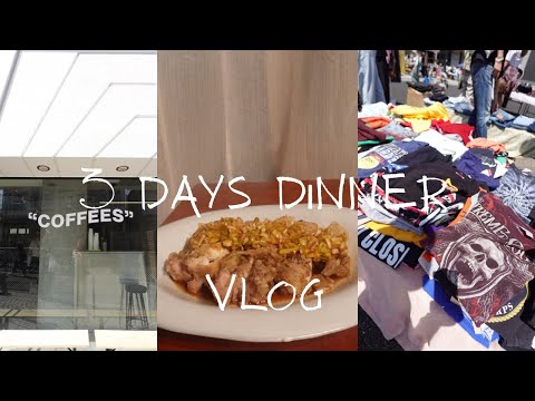 【節約×簡単×自炊】｜3日間の夜ご飯Vlog（簡単油淋鶏、ハンバーグドリア、鱈のソテー)